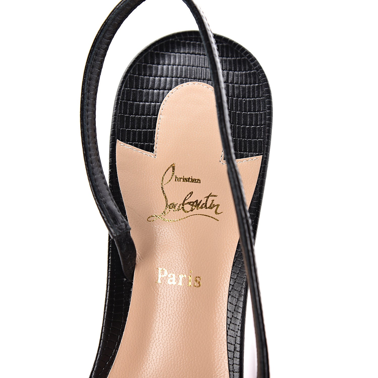 Christian Louboutin Calf Zarli PVC Optisexy 70 Pumps 39.5 Black 5 of 8