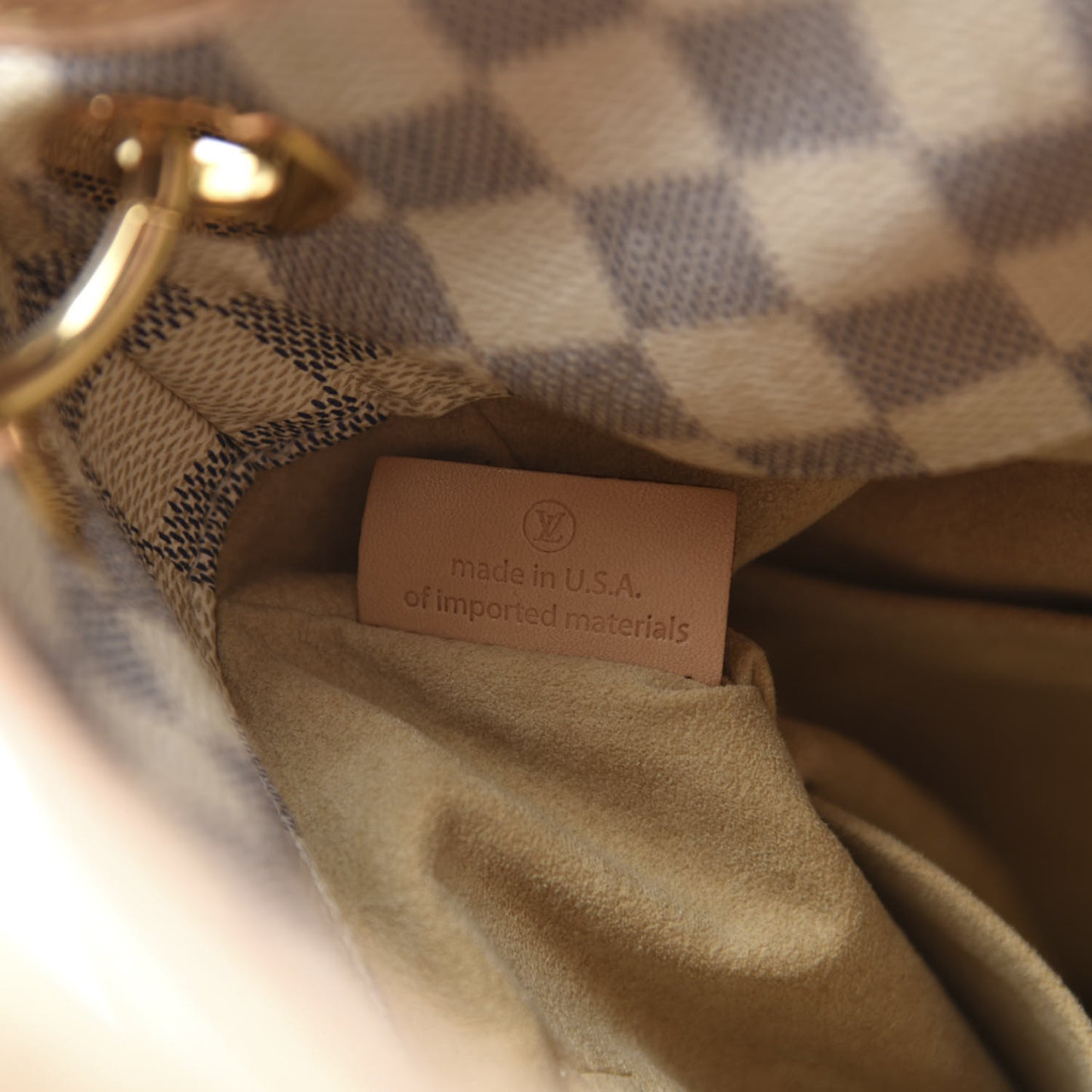 Damier Azur Artsy MM