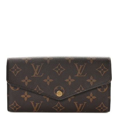 Louis Vuitton Monogram Sarah Wallet NM Rose Ballerine 1 of 7