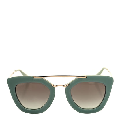 Prada Acetate Cinema Sunglasses SPR 09Q Green 2 of 7