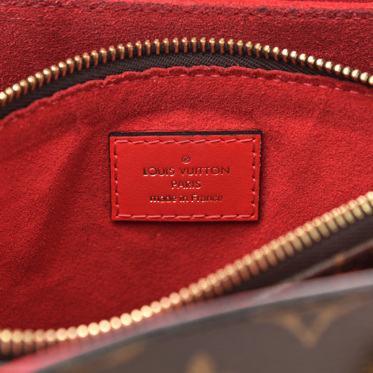 Monogram Flower Tote Coquelicot