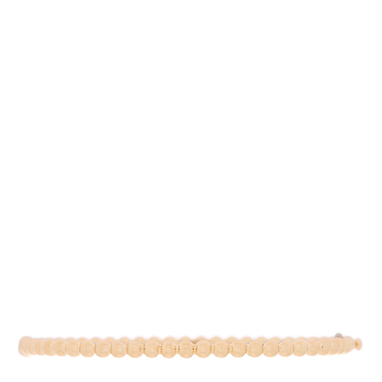 18K Yellow Gold Perlee Pearls of Gold Bracelet M