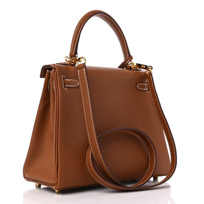Hermes Togo Kelly Retourne 25 Gold 4 of 11