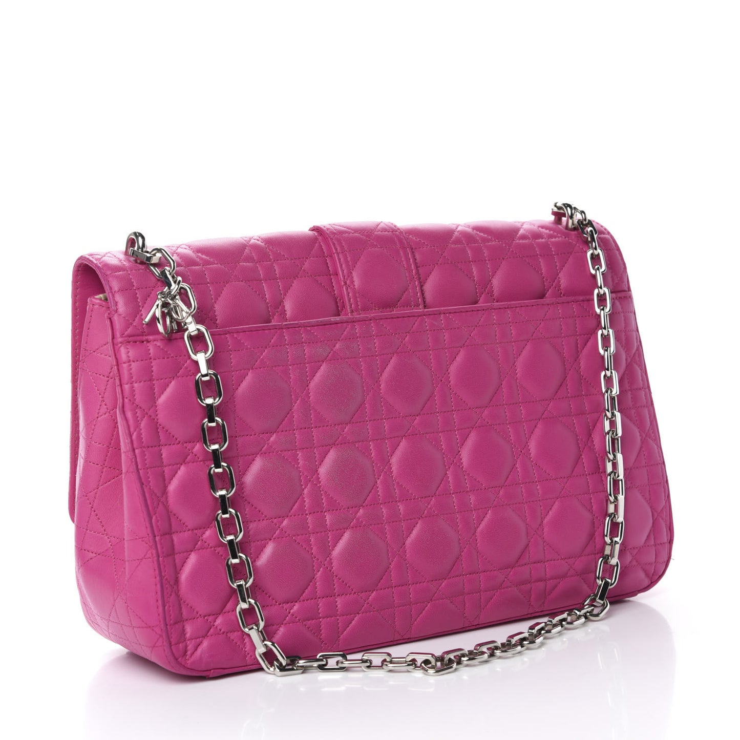 Lambskin Cannage Large Miss Dior Flap Pink