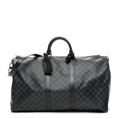 Louis Vuitton Damier Graphite Keepall Bandouliere 55 1 of 9