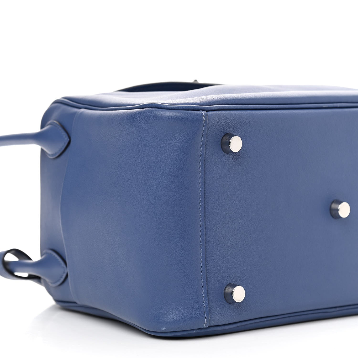 Hermes Swift Epsom Lindy 26 Tressage De Cuir Bleu Brighton Capucine Bleu Saphir 9 of 13