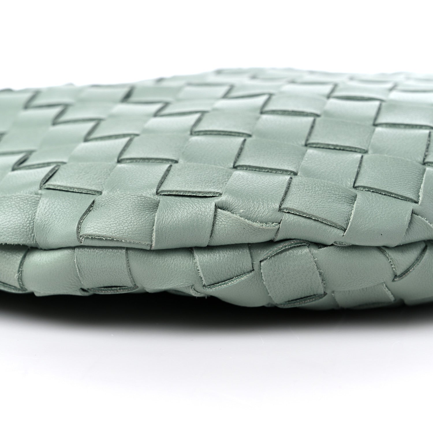 Bottega Veneta Nappa Intrecciato Small Turn Pouch Light Green 7 of 8