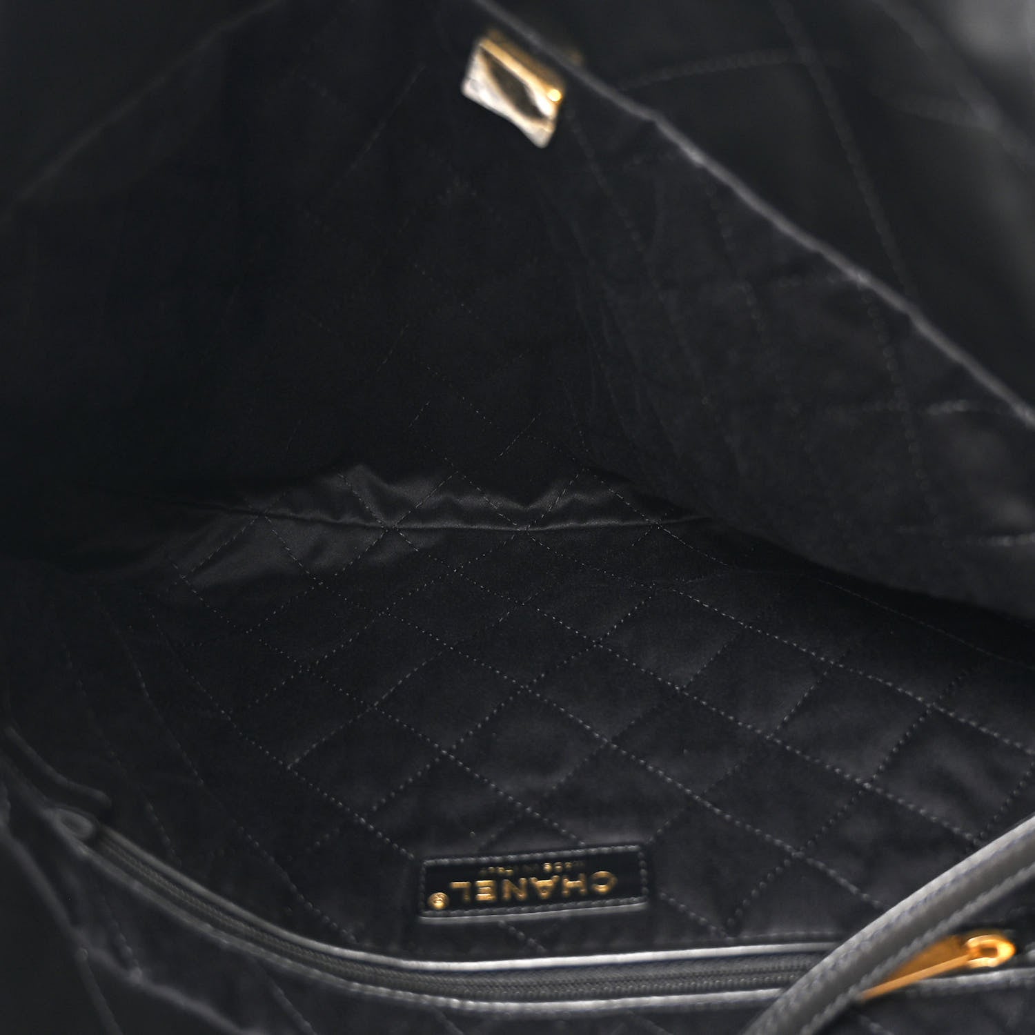 Chanel Calfskin Quilted Small Chanel 22 Black 5 of 10