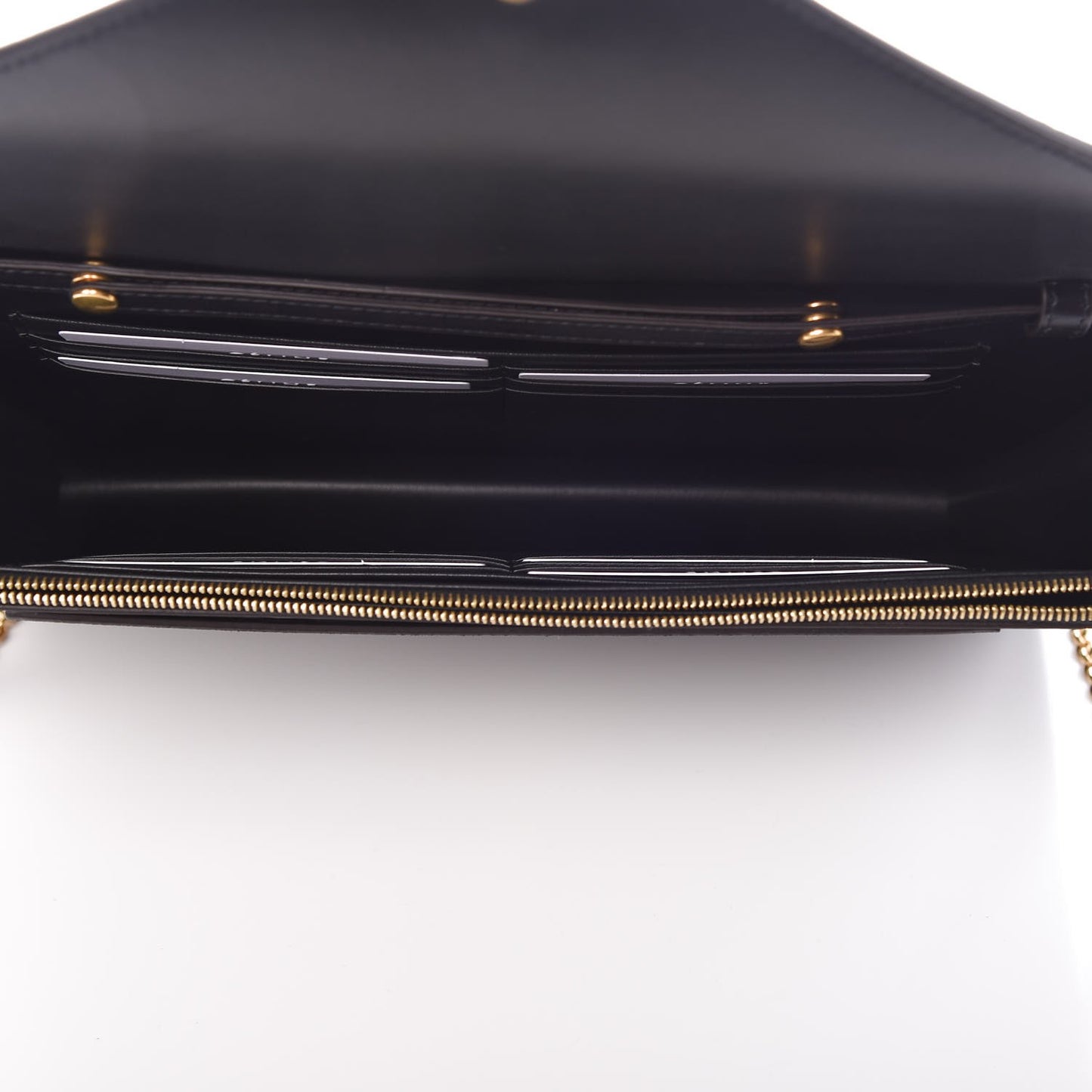 Ostrich Leg Calfskin Suede Clutch on a Chain Black