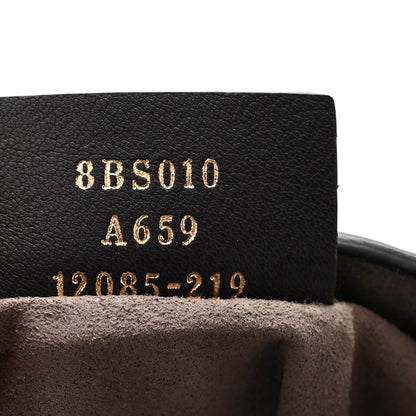 Fendi Vitello Liberty F is Fendi Bi-Color FF 1974 Embossed Mini Mon Tresor Bucket Bag Maya Black 7 of 10