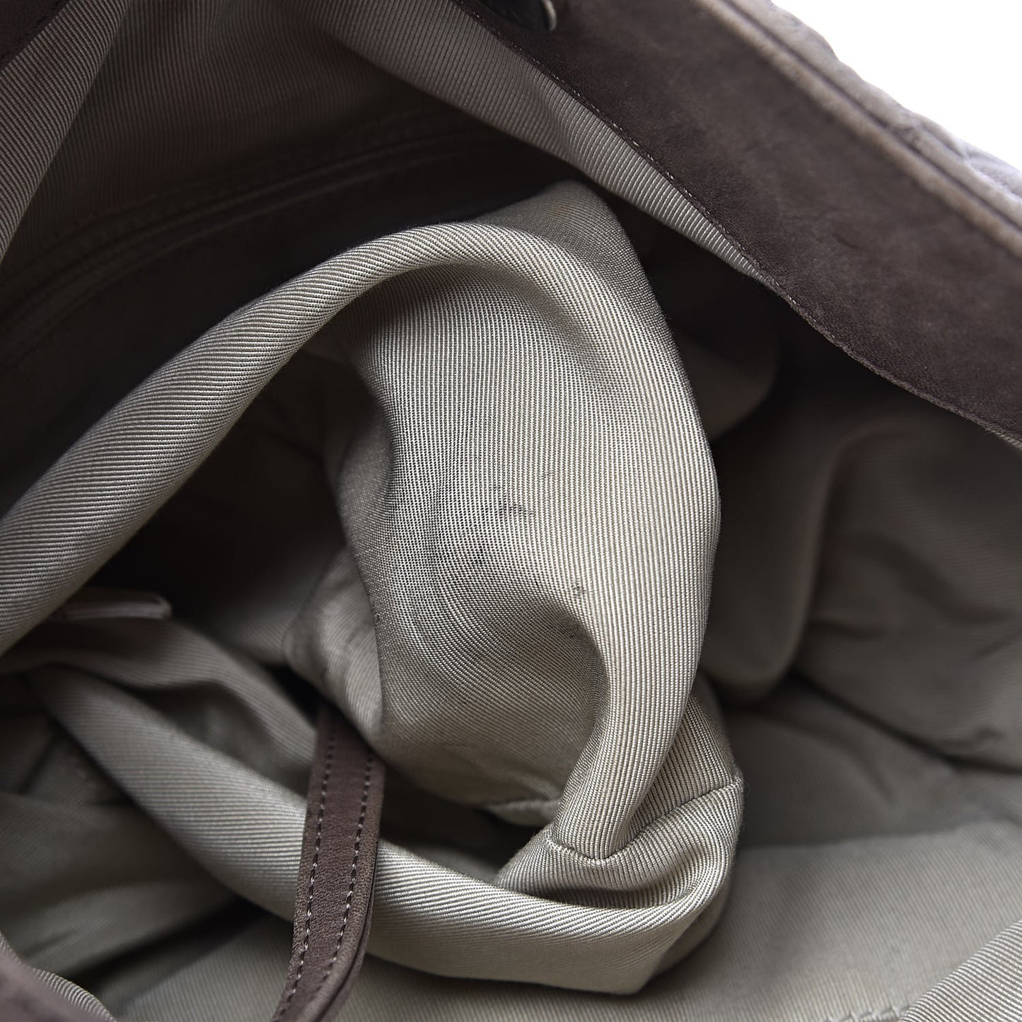 Washed Lambskin Chain Around Hobo Grey