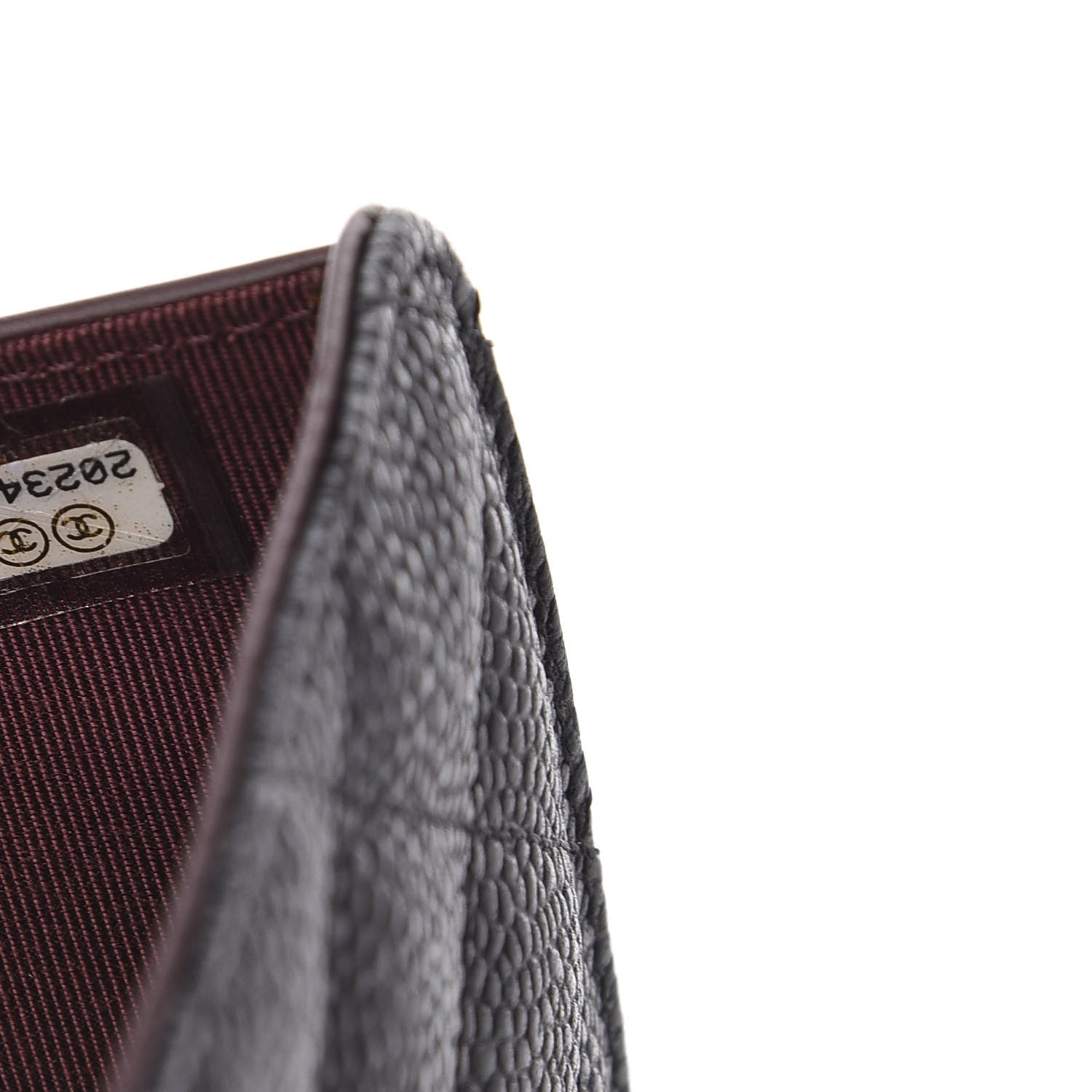 Chanel Caviar Quilted Zipped Pocket Wallet Black 8 of 9