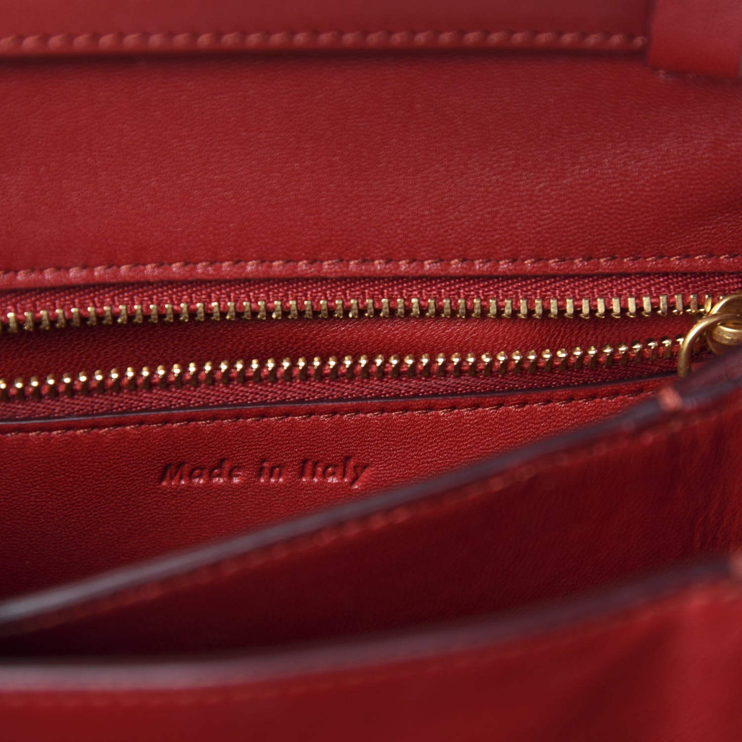 Celine Box Calfskin Small Classic Box Flap Bag Red 10 of 11