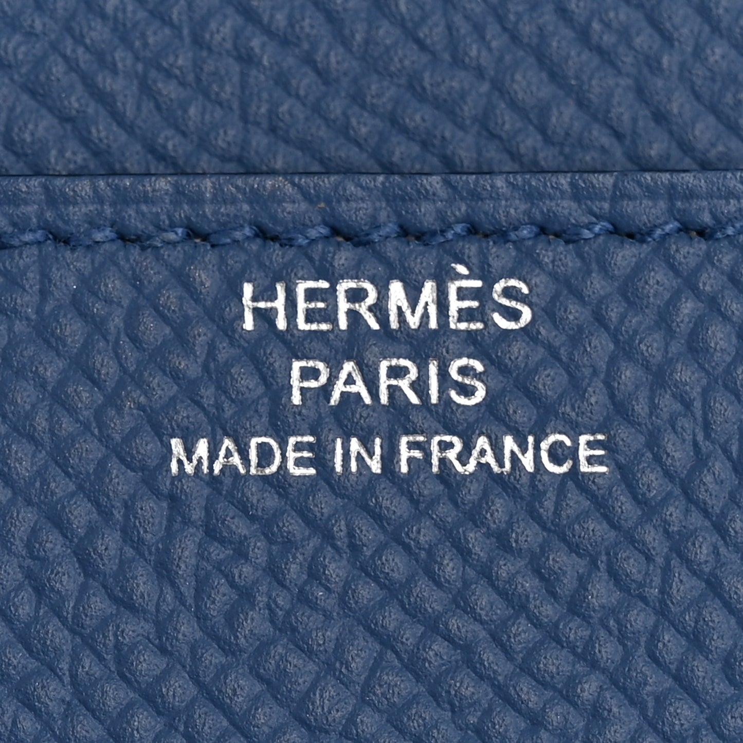 Epsom Constance Verso Long Wallet Bleu Agate Gris Mouette