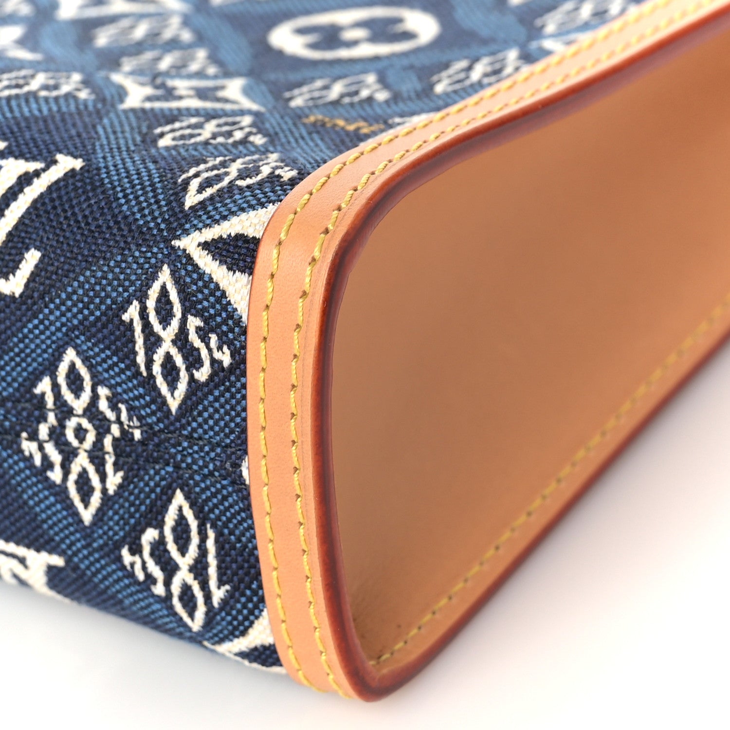 Louis Vuitton Jacquard Since 1854 Toiletry Pouch 26 Blue 9 of 9