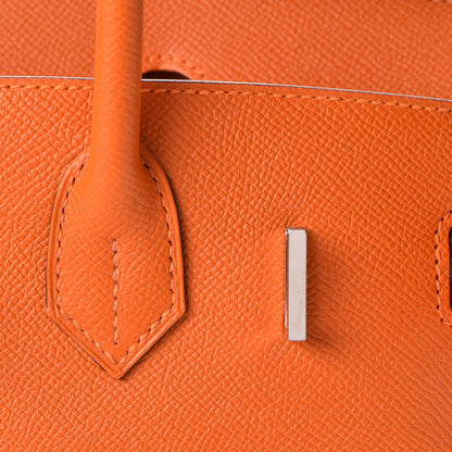 Hermes Epsom Birkin 30 Orange 25 of 36