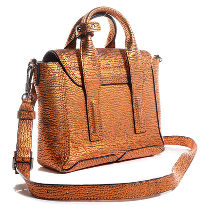 3.1 Phillip Lim 3.1 Metallic Leather Mini Pashli Satchel Copper 3 of 10