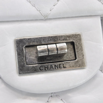 Chanel Aged Calfskin 50th Anniversary 2.55 Reissue 227 White 7 of 10