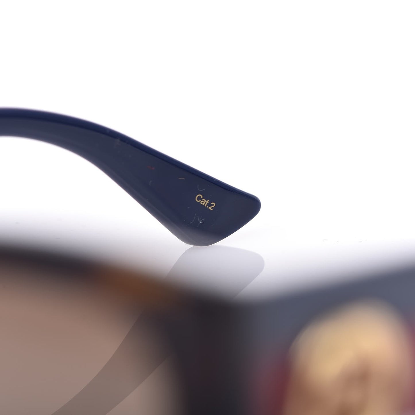 Acetate Web Oversized Frame Rectangle Sunglasses GG0276S Tortoiseshell