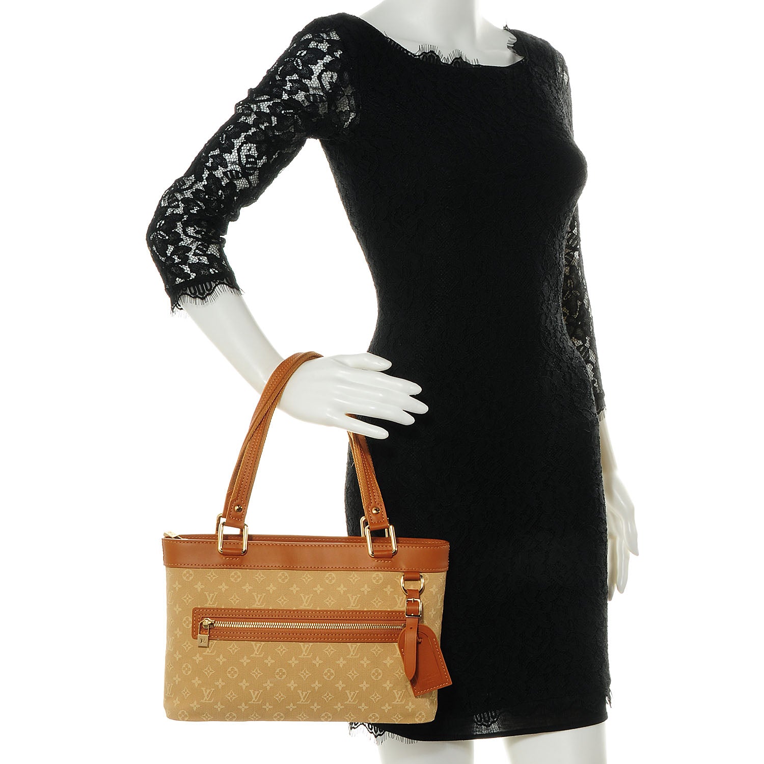 Louis Vuitton Mini Monogram Lucille PM Beige 2 of 8