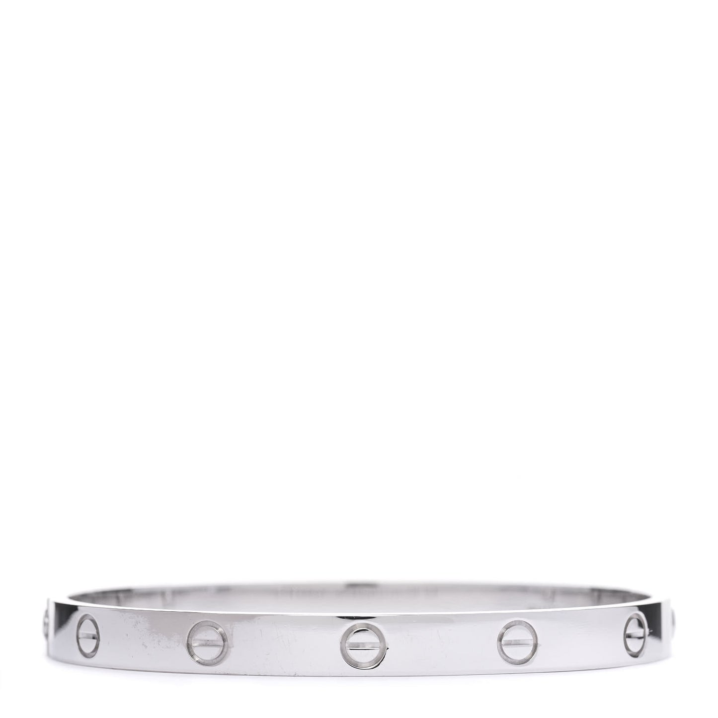 18K White Gold LOVE Bracelet 18