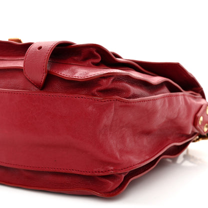 Proenza Schouler Lambskin Medium PS1 Satchel Raspberry 11 of 12