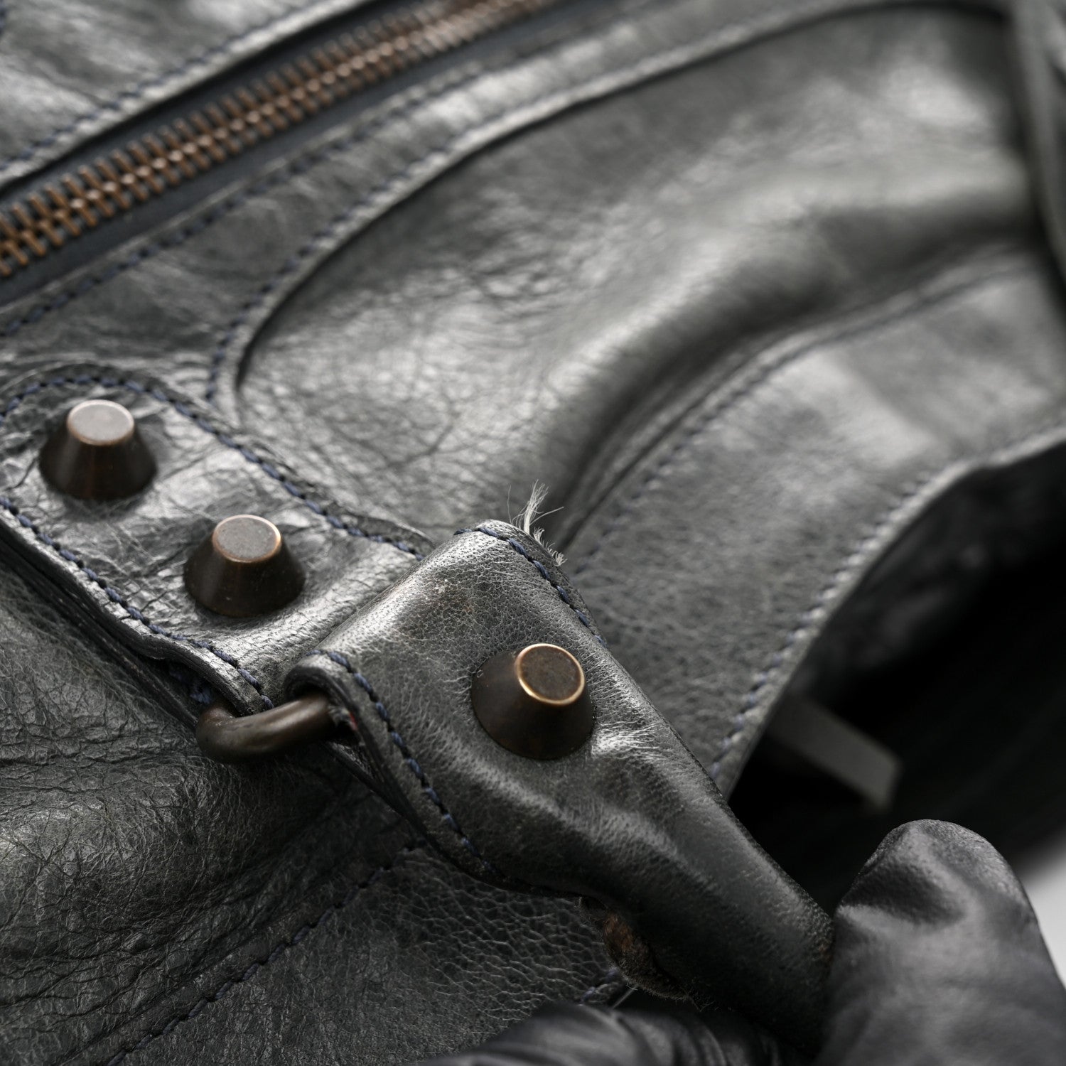 Balenciaga Agneau Classic Hardware City Anthracite 13 of 14
