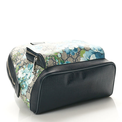 Gucci GG Supreme Monogram Blooms Small Day Backpack Blue 4 of 12