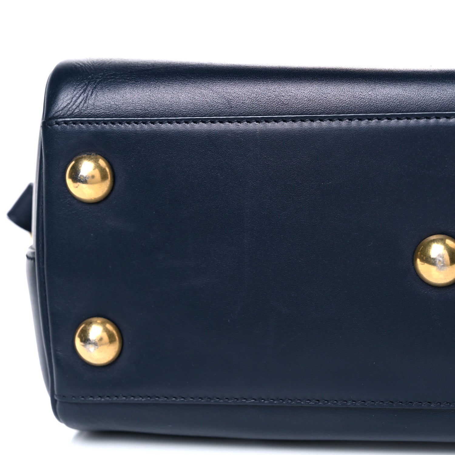 Saint Laurent Calfskin Classic Baby Duffle Navy Blue 16 of 27