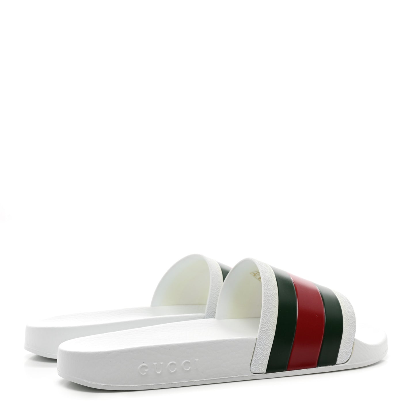Rubber Web Mens Pool Slide Sandals 8 Great White