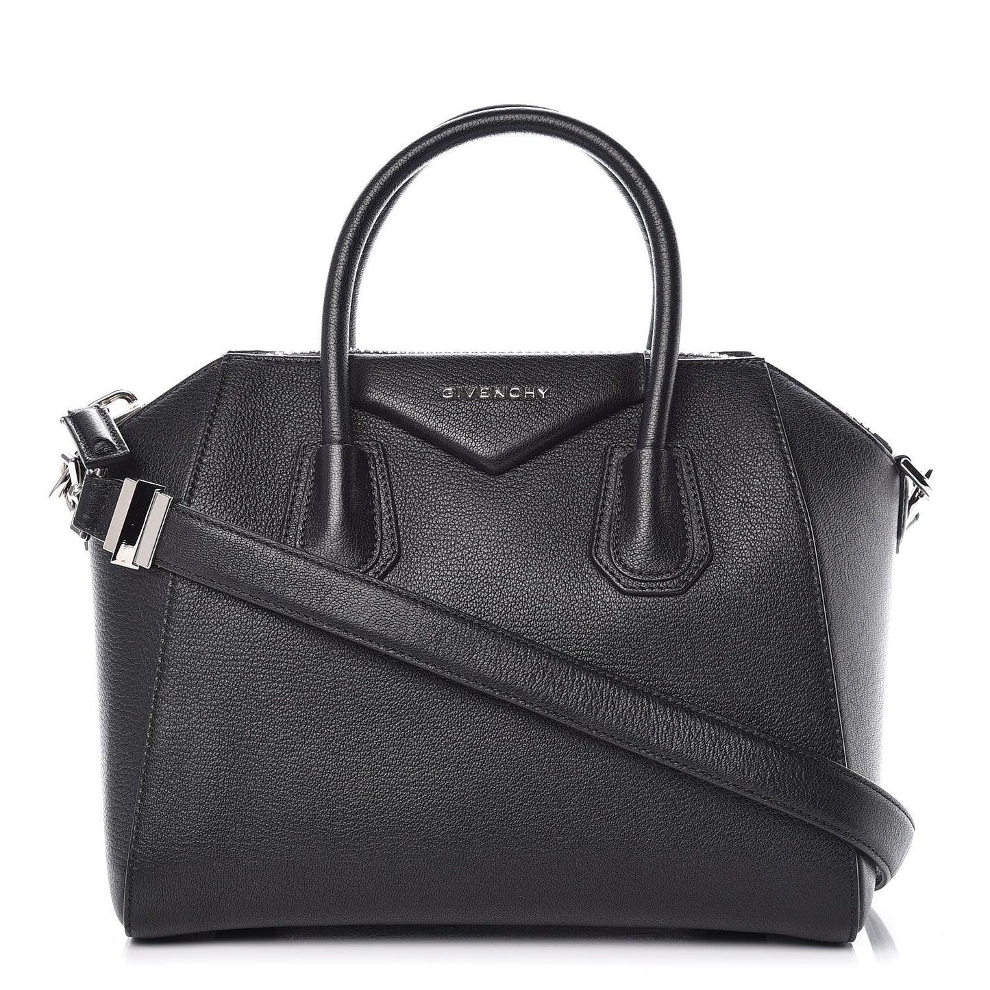 Sugar Goatskin Small Antigona Black