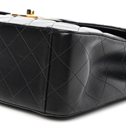Chanel Lambskin Quilted XL Jumbo Single Flap Black 10 of 10