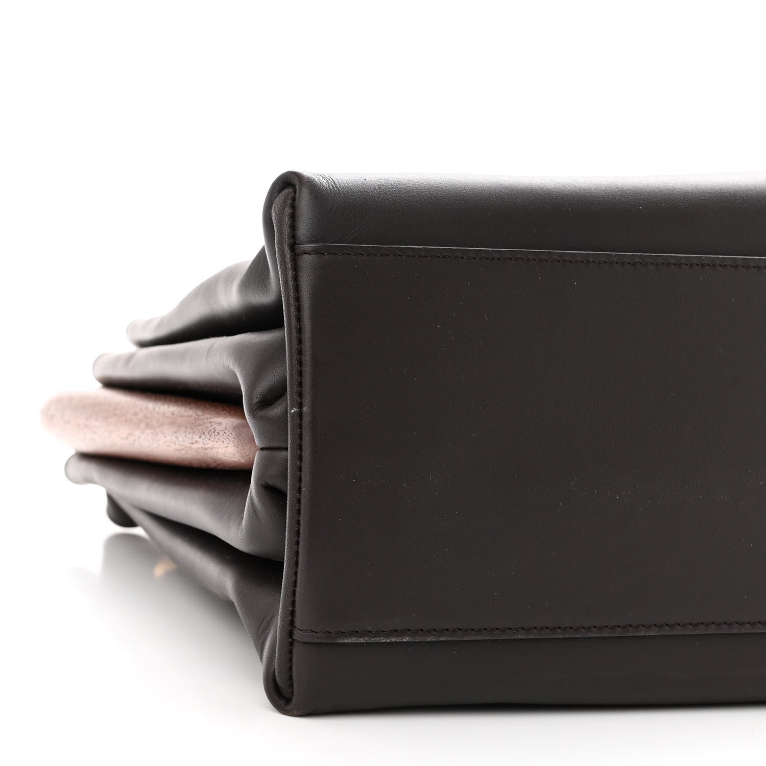 Bottega Veneta Calfskin Wood Mount Fondant 9 of 11