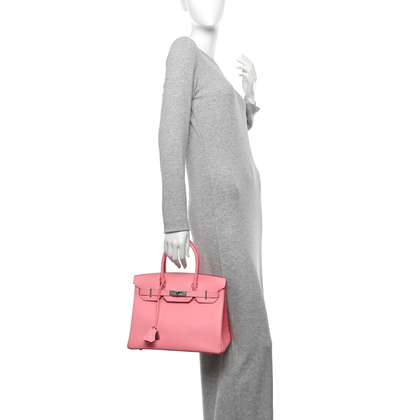 Epsom Birkin 30 Rose Confetti