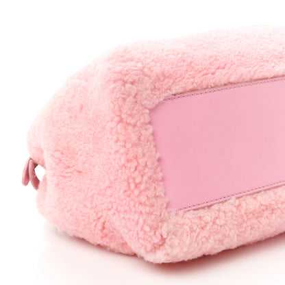 Fendi Shearling Nappa Mini Peekaboo Iconic Satchel Lollypop 11 of 12