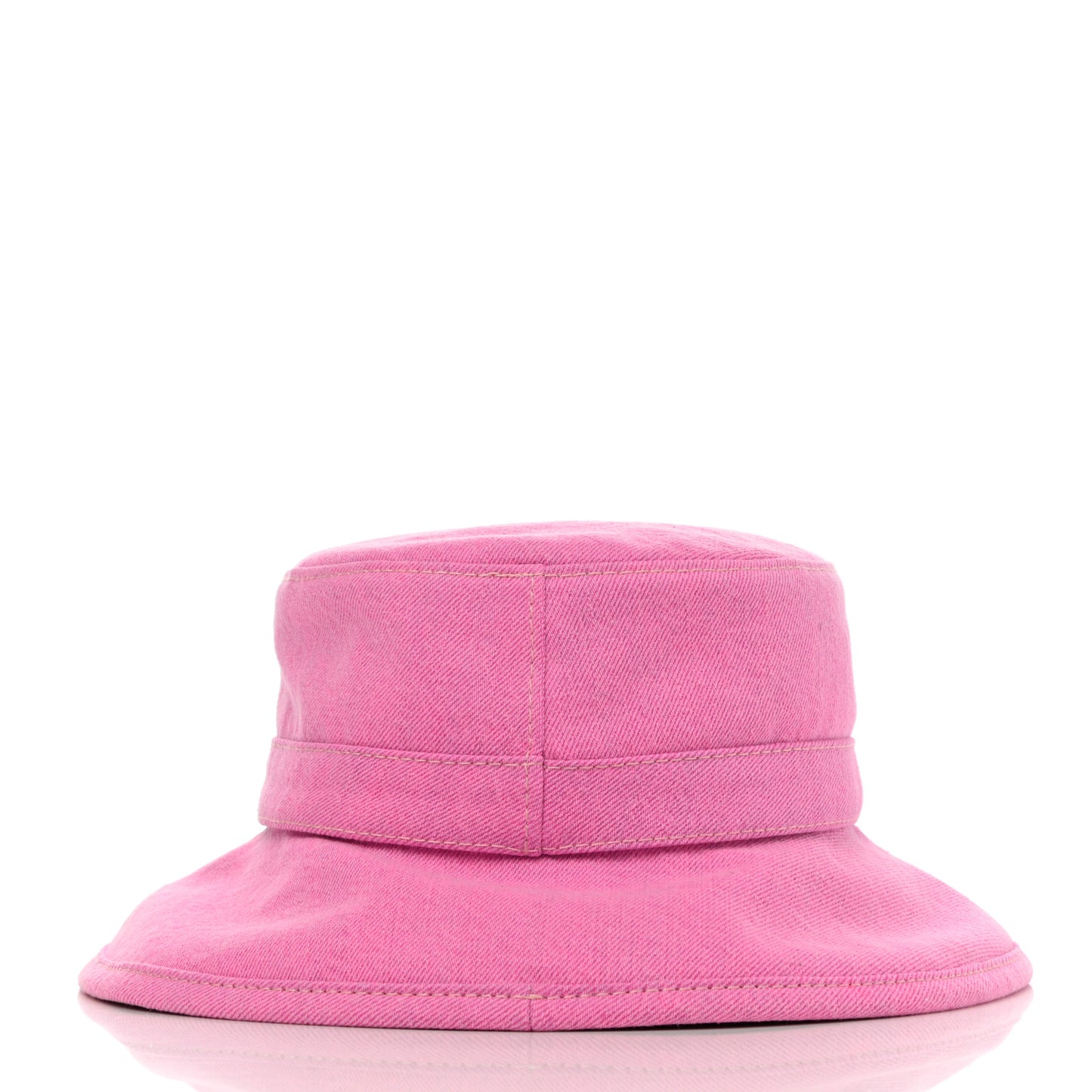 Denim Logo Bucket Hat M Pink Yellow