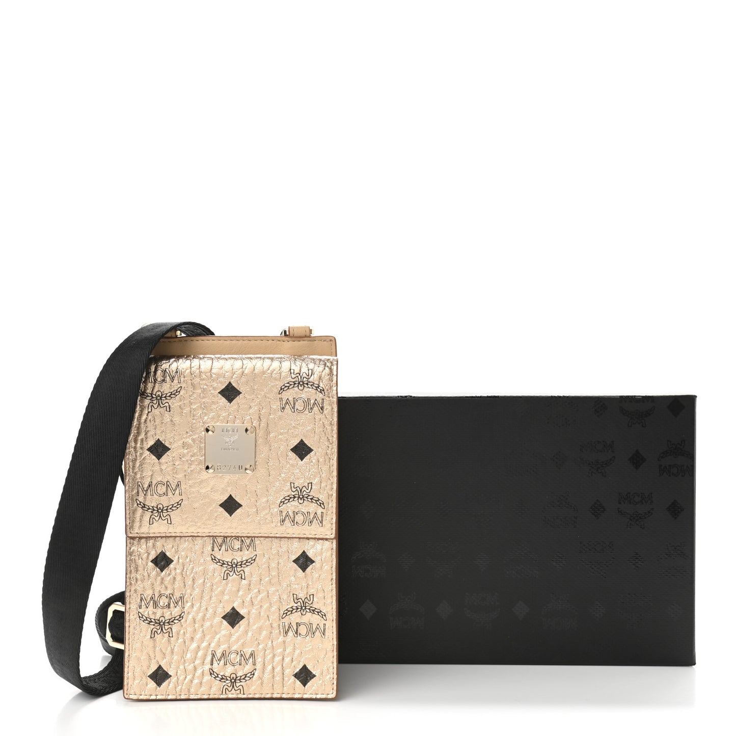 Visetos Crossbody Phone Case Gold