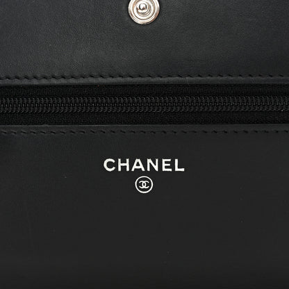 Chanel Caviar Quilted Boy Wallet On Chain WOC Black 6 of 14