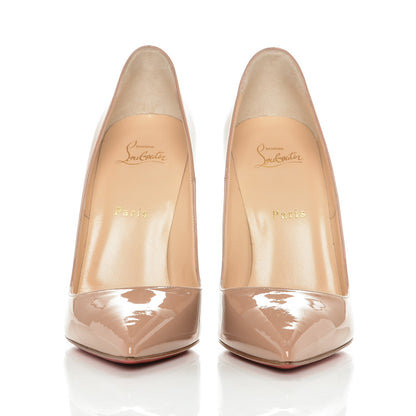 Christian Louboutin Patent So Kate 120 Pumps 40 Nude 2 of 6