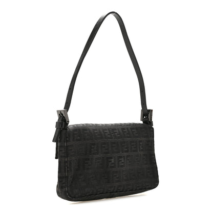 Fendi Zucchino Mini Baguette Black 3 of 15