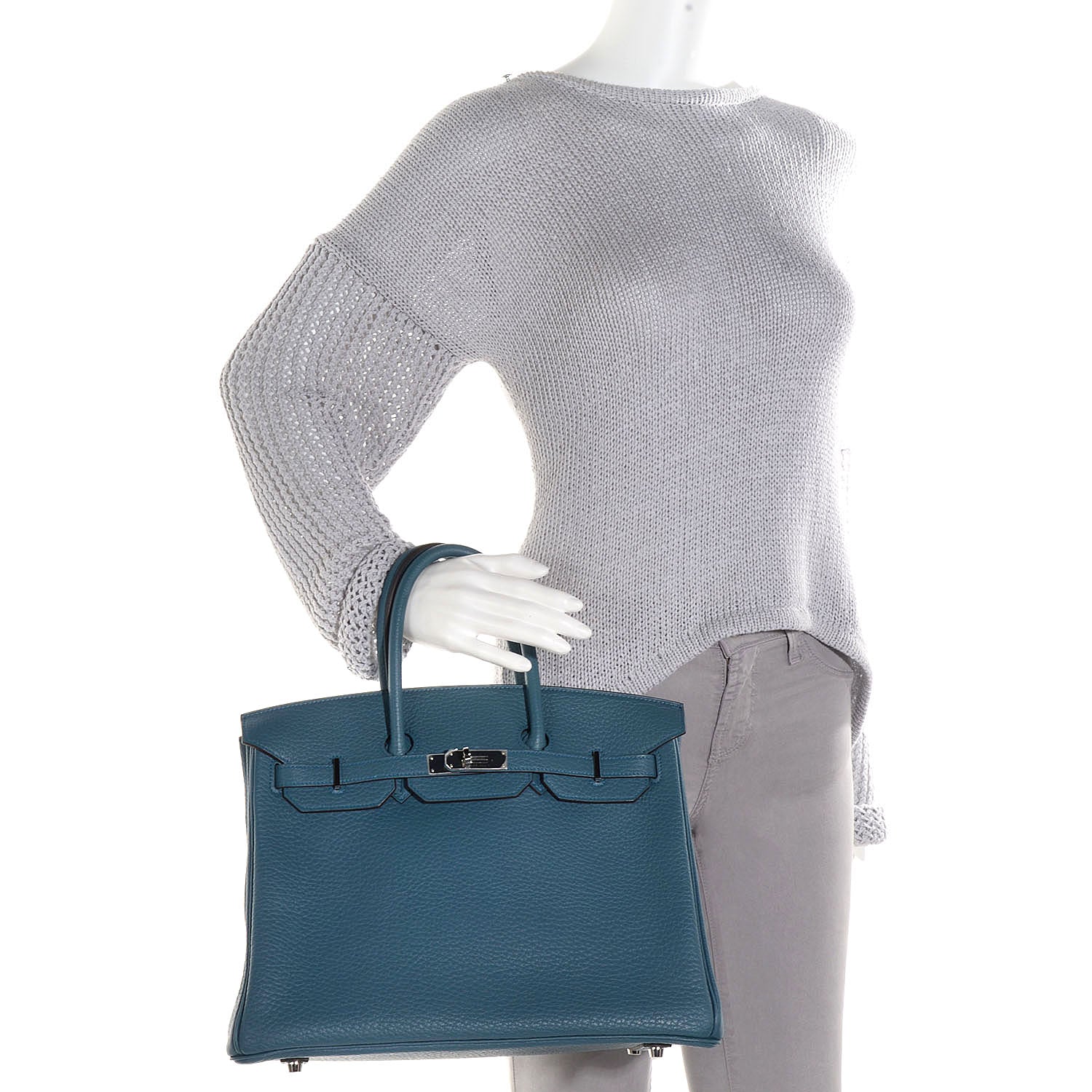 Hermes Fjord Birkin 35 Bleu Tempete 2 of 10