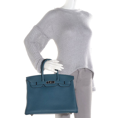 Hermes Fjord Birkin 35 Bleu Tempete 2 of 10