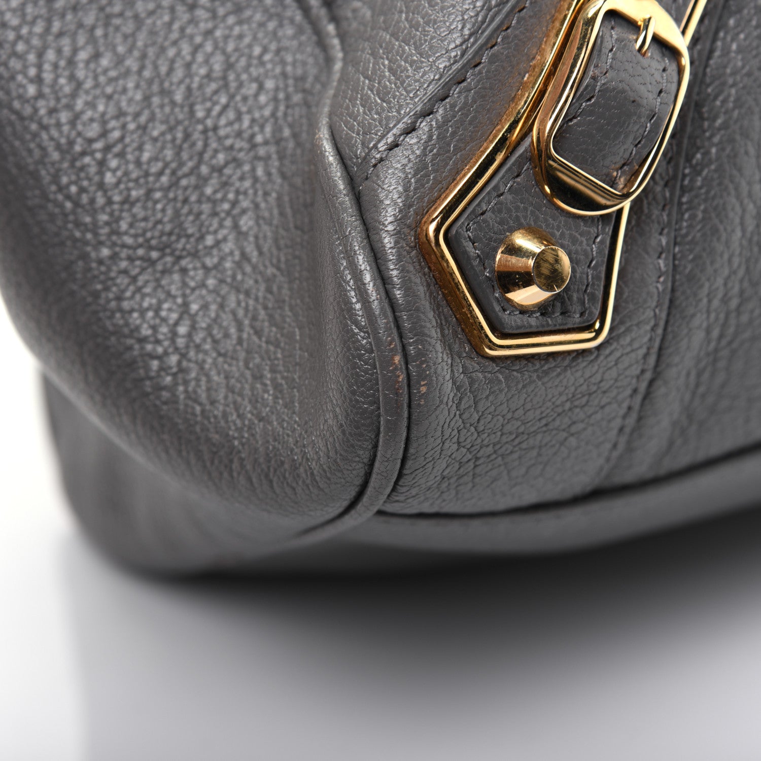 Balenciaga Chevre Gold Metallic Edge Hardware Velo Gris Acier 12 of 20