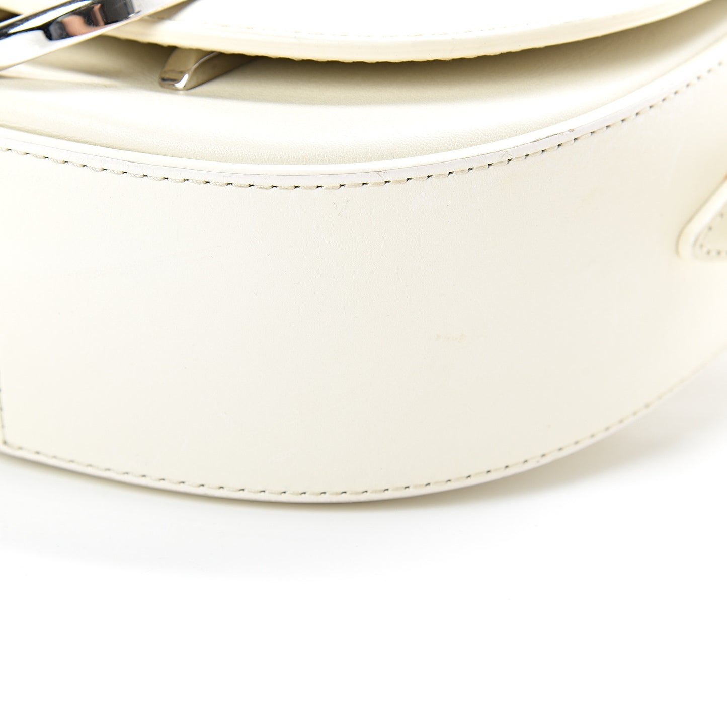 3.1 Calfskin Alix Saddle Crossbody Bag Off White