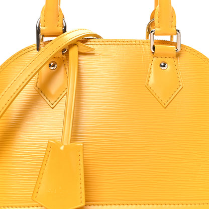 Louis Vuitton Epi Alma BB Citron 7 of 9