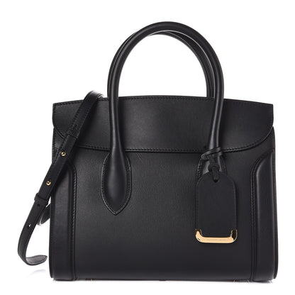 Alexander McQueen Sweet Calfskin Small Heroine 30 Black 1 of 7