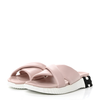 Hermes Nappa Womens Infra Sandals 40 Rose Porcelaine 3 of 9