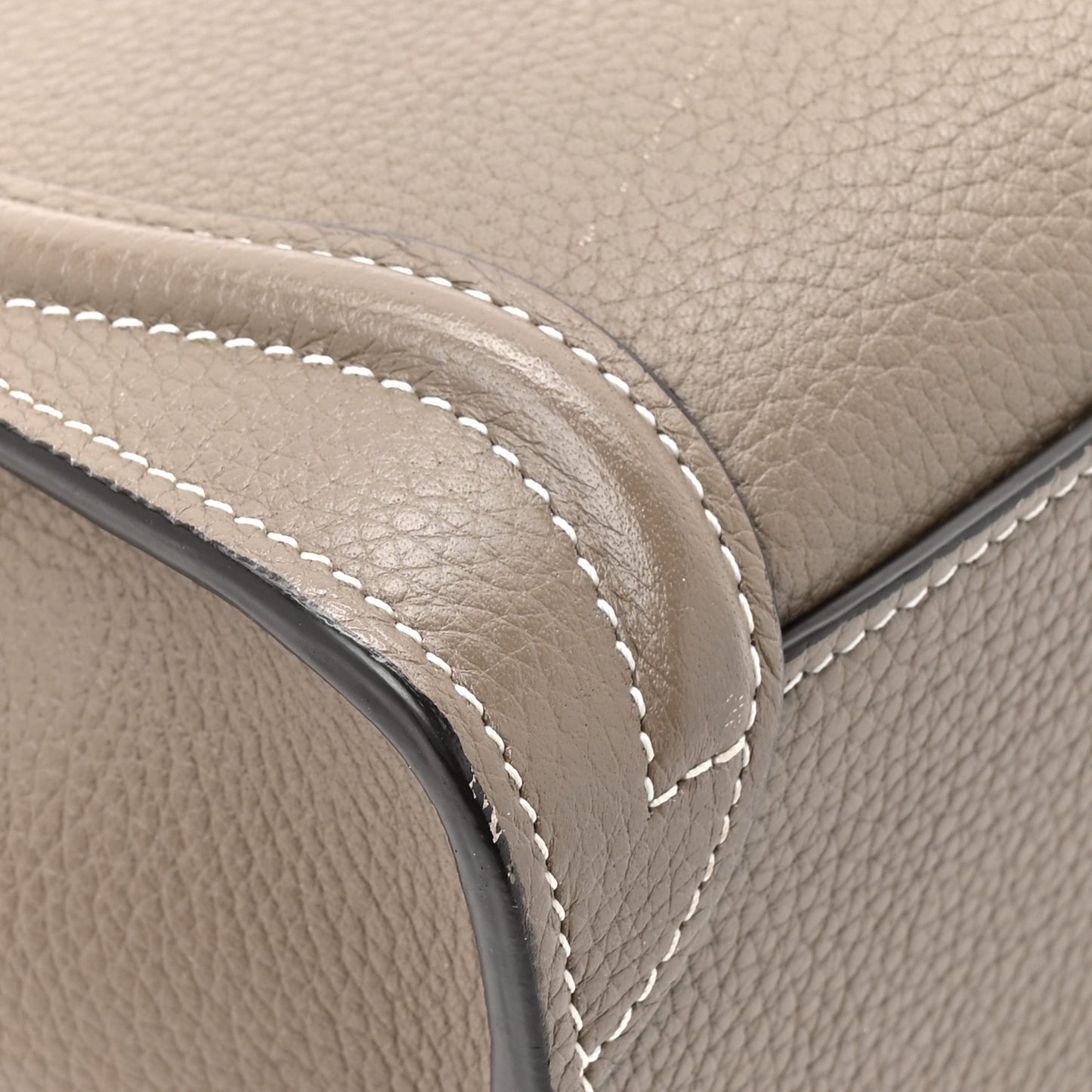 Drummed Calfskin Nano Luggage Souris