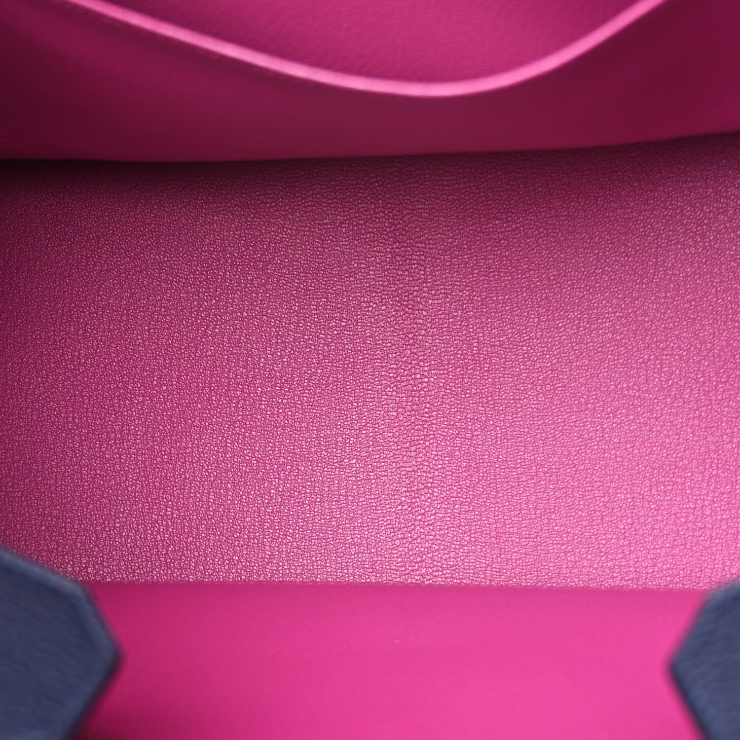 Hermes Togo Verso Birkin 35 Bleu Nuit Rose Pourpre 5 of 12