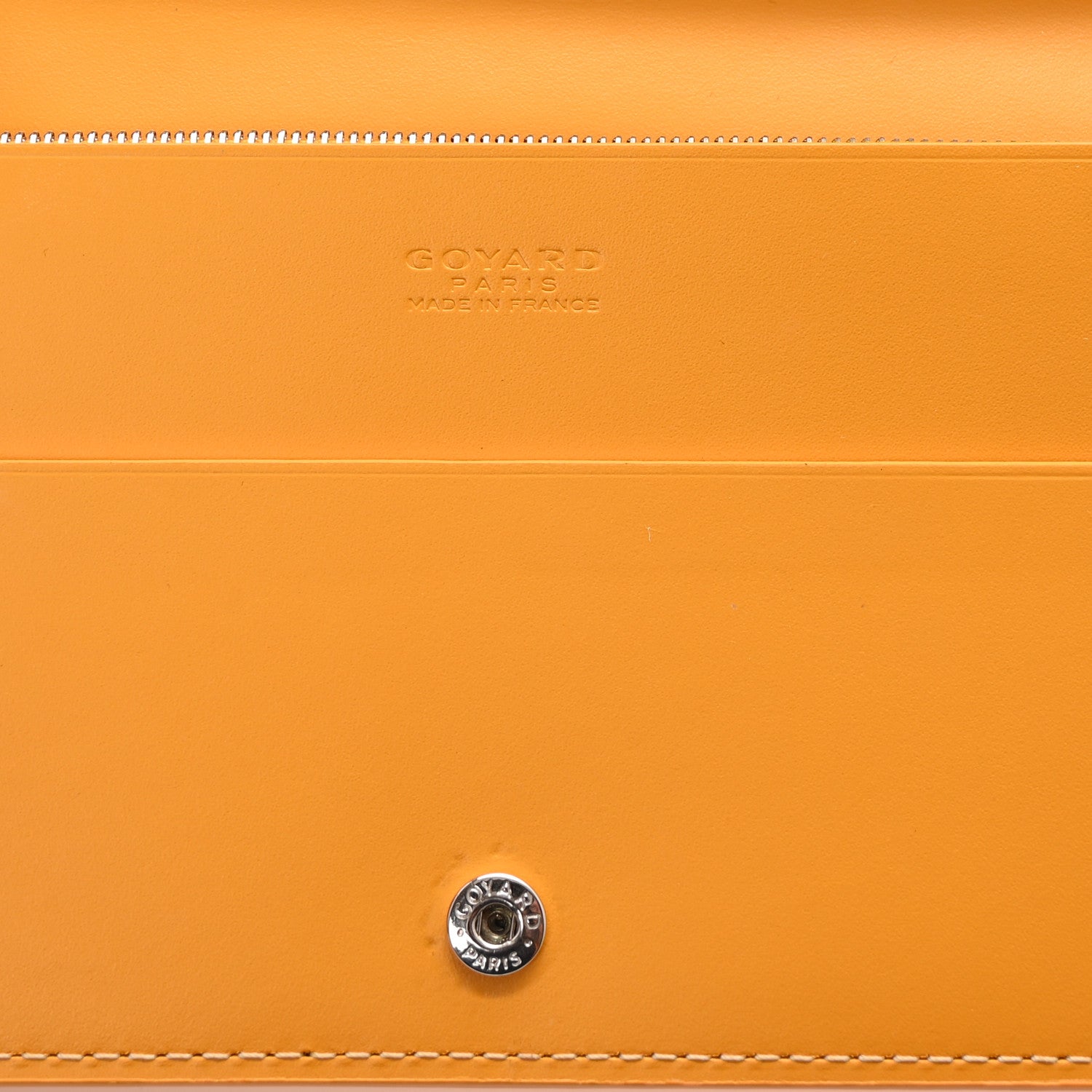 Goyard Goyardine Richelieu Wallet Yellow 6 of 7